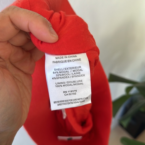 Helmut lang red wool mini skirt - Picture 6 of 6